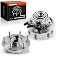 APHB1356 2x Front Wheel Bearing & Hub Assembly with ABS Sensor