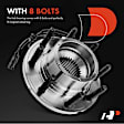 APHB1395 Front Driver or Passenger Wheel Bearing & Hub Assembly with ABS Sensor