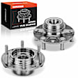 APHB1409 2x Rear Wheel Bearing & Hub Assembly