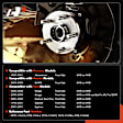 APHB1449 Front Driver or Passenger Wheel Bearing & Hub Assembly with ABS Sensor