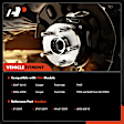 APHB1496 2 Pcs Front Wheel Hub & Bearing Assembly