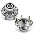 APHB1537 2x Rear Wheel Bearing & Hub Assembly