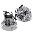 APHB1544 2x Front Wheel Bearing & Hub Assembly