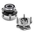 APHB1551 2x Rear Wheel Bearing & Hub Assembly