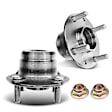APHB1587 2 Pcs Rear Wheel Bearing & Hub Assembly