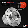 APHB1596 2 Pcs Front Wheel Bearing & Hub Assembly