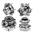 APHB1600 4 Pcs Front & Rear Wheel Bearing & Hub Assembly