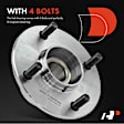 APHB1607 Rear Left or Right Wheel Bearing & Hub Assembly with ABS