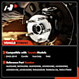 APHB1625 Front Driver or Passenger Wheel Hub Bearing Assembly