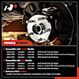 APHB1630 Front Wheel Bearing Hub Assembly