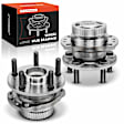 APHB1636 2 Pcs Rear Wheel Hub Bearing Assembly with ABS Sensor