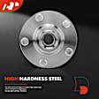 APHB1673 2 Pcs Front Wheel Bearing Hub Assembly