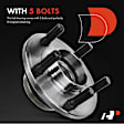APHB1688 4 Pcs Front & Rear Wheel Bearing & Hub Assembly