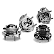 APHB1689 4 Pcs Front & Rear Wheel Bearing & Hub Assembly