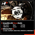 APHB1753 Front Driver or Passenger Wheel Hub Bearing Assembly