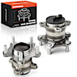 APHB1912 2 Pcs Rear Driver & Passenger Wheel Hub and Bearing Assembly