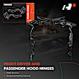 APHHI075 2 Pcs Front Driver & Passenger Hood Hinge