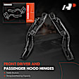 APHHI093 2 Pcs Front Driver & Passenger Hood Hinge