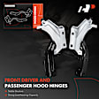 APHHI192 2 Pcs Front Driver & Passenger Hood Hinge