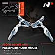 APHHI229 2 Pcs Driver & Passenger Hood Hinge