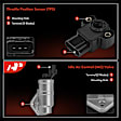 APIAC179 2 Pcs Idle Air Control Valve & Throttle Position Sensor Set