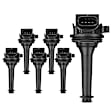 APIC0010 6x Ignition Coils with 4 Pins