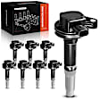 APIC0131 8x Ignition Coils with 2 Pins