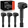 APIC0211 4x Ignition Coils with 3 Pins