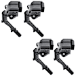 APIC0366 4x Ignition Coils with 4 Pins