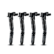 APIC0394 4 Pcs Ignition Coils