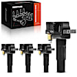 APIC0404 4x Ignition Coils with 3 Pins