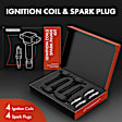 APIC0490MF Ignition Coil & Platinum Spark Plug Kit Set of 4