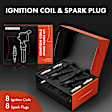 APIC0492 16-Piece Kit Ignition Coil and Platinum Spark Plug Kits