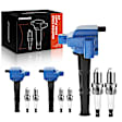 APIC0500 3x Blue Ignition Coil & 6x IRIDIUM Spark Plug Kits