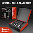 APIC0501 3x Ignition Coil & IRIDIUM Spark Plug Kits