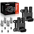 APIC0505 6-Piece Kit Ignition Coil and Iridium Spark Plug Kits
