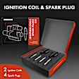 APIC0505 6-Piece Kit Ignition Coil and Iridium Spark Plug Kits
