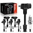 APIC0514 12-Piece Kit Black Ignition Coil and Iridium Spark Plug Kits