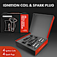 APIC0527 8-Piece Kit Ignition Coil and Iridium Spark Plug Kits