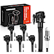 APIC0529 12-Piece Kit Black Ignition Coil and Iridium Spark Plug Kits