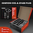 APIC0532 16-Piece Kit Black Ignition Coil and Iridium Spark Plug Kits