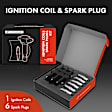 APIC0540 Ignition Coil & IRIDIUM Spark Plug Kit