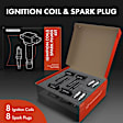 APIC0542 16-Piece Kit Ignition Coil and Iridium Spark Plug Kits