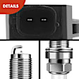 APIC0552 12-Piece Kit Black Ignition Coil and Iridium Spark Plug Kits