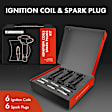 APIC0552 12-Piece Kit Black Ignition Coil and Iridium Spark Plug Kits
