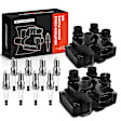 APIC0556 10-Piece Kit Black Ignition Coil and Iridium Spark Plug Kits