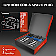 APIC0557 10-Piece Kit Ignition Coil and Iridium Spark Plug Kits