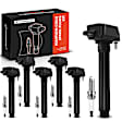 APIC0559 12-Piece Kit Black Ignition Coil and Iridium Spark Plug Kits