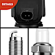 APIC0559 12-Piece Kit Black Ignition Coil and Iridium Spark Plug Kits