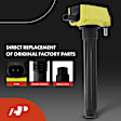 APIC0560 12-Piece Kit Yellow Ignition Coil and Iridium Spark Plug Kits